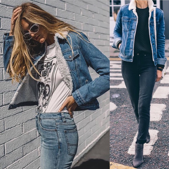 Levi’s Authentic Sherpa Trucker Denim Jacket - Picture 3 of 8